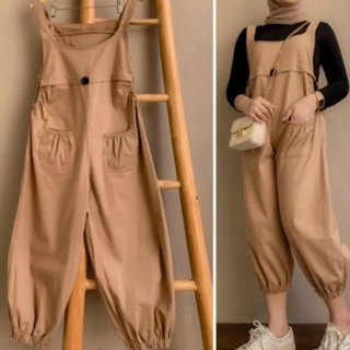 Jiel OVERALL JUMPSUIT ชุดจัมพ์สูท สําหรับผู้หญิง | เสื้อผ้า ลายกบ สําหรับผู้หญิง | ชุดจัมพ์สูท เนื้อแมตต์ พรีเมี่ยม สไตล์โมเดิร์น สําหรับผู้หญิง