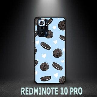 [CS34] เคสโทรศัพท์มือถือ ประดับกลิตเตอร์ สําหรับ Xiaomi REDMI NOTE 10 PRO | เคส Hp เคลือบเงา | ลวดลายบิสกิต