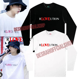 เสื้อยืดแขนยาว พิมพ์ลาย Jungkook bts R LOVE UTION