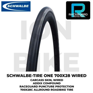 ที. Schwalbe one 700x28c ยางล้อ สีดํา 85-115 PSI