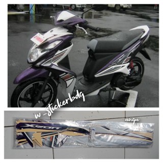 สติกเกอร์ติดตัวรถ สีม่วง สําหรับ Yamaha Xeon RC 2012