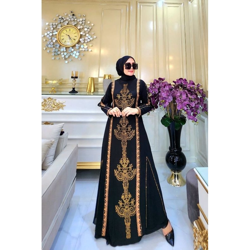LUXURY TURKEY WAYANG ABAYA//สี ABAYA/