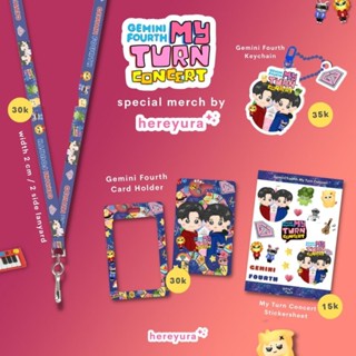 Gemini Fourth My turn Concert Lanyard, Card Holder, พวงกุญแจและสติกเกอร์