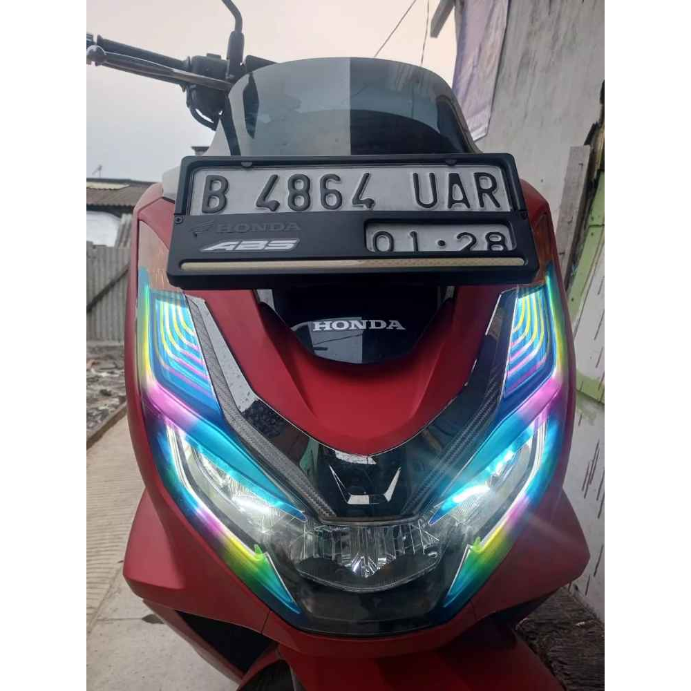 Pcx 160 COLOR RGB NEW LIGHT EYEBROW STICKER