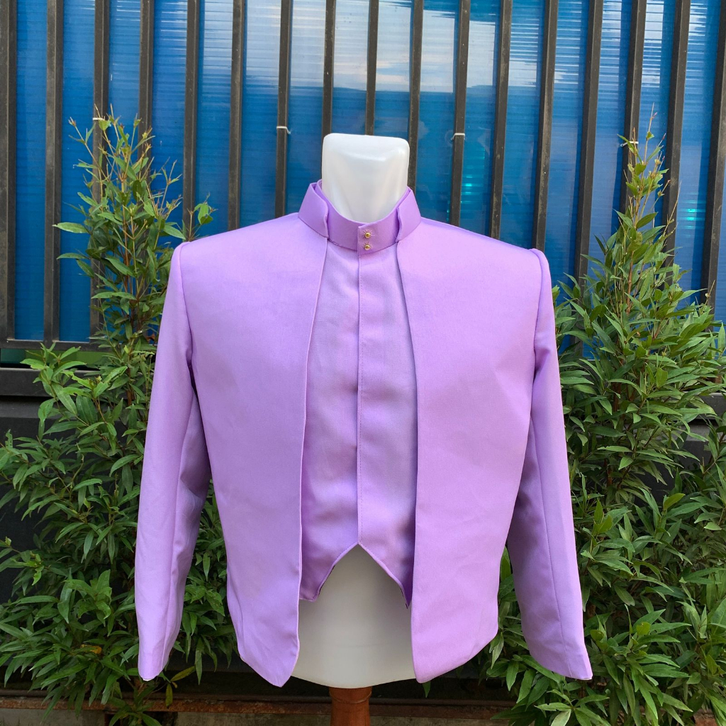 เสื้อกั๊กจับคู่ Lilac ของ Bessa