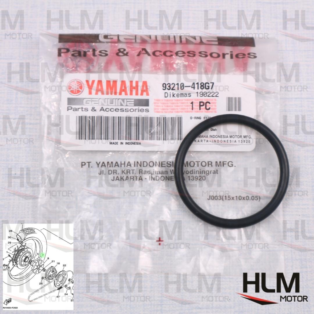 ยาง ORING O RING O-RING REAR DRUM YAMAHA RX KING RXKING F1ZR F1Z-R F1 ZR RXKING RX-K ALFA RXS RXK YT