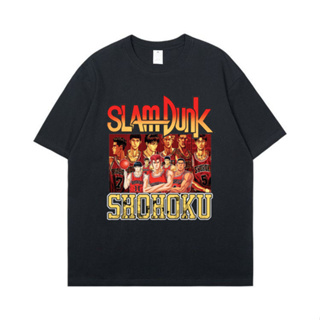 เสื้อยืด พิมพ์ลายอนิเมะ Slamdunk