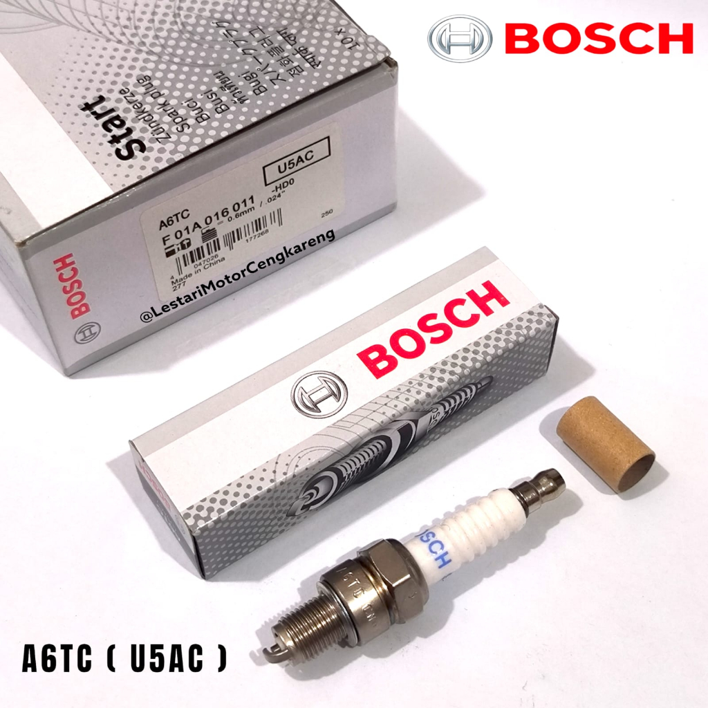 BOSCH U5AC TAPER SPARK PLUG MIO J XRIDE MIO M3 JUPITER Z KAZE KLX A6TC