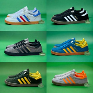 รองเท้าผ้าใบลําลอง Adidas Spezial France สีขาว สีฟ้า สีเขียว สีเหลือง สีเทา สีส้ม สําหรับผู้ชาย ไซซ์ 39 40 41 42 43