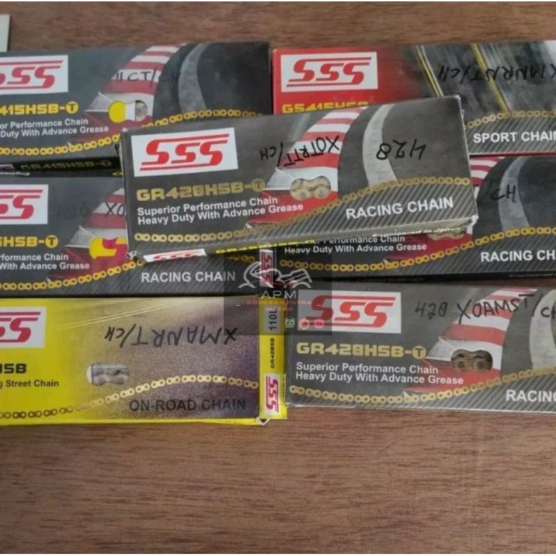 โซ่ SSS 415 Hsb 415 Hsbt 428 Hsbt 428 Hsb 110,120,130,140