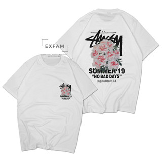 เสื้อยืด Kaos Stussy แฟชั่นฤดูร้อน สไตล์เกาหลี