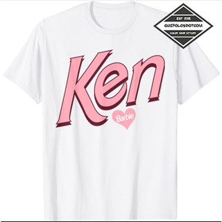 เสื้อยืด พิมพ์ลายโลโก้ Baju Kaos Barbie Ken สําหรับผู้ชาย และผู้หญิง ไซซ์ 13