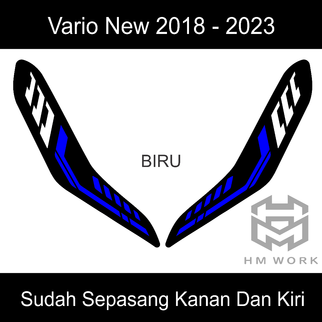 Vario 125/150 ใหม่ สติกเกอร์เขียนคิ้ว DS6 SOLID