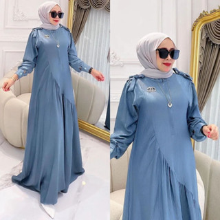 Gamis TERBARU BALQIS DRESS BO Material CRINKLE AIRFLOW SIZE M L XL XXL FRIENDLY GAMIS ชุดเดรสสั้น สีโพลอส สีดํา สไตล์เกาหลี หรูหรา สําหรับผู้หญิง