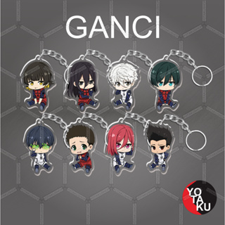 พวงกุญแจอะคริลิค ลายการ์ตูนอนิเมะ Ganci GC272 Series 9yotakushop สีฟ้า