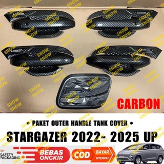 ฝาครอบถังน้ํามันคาร์บอน เคลือบเงา สําหรับ Hyundai Stargazer 2022 2023 2024 2025