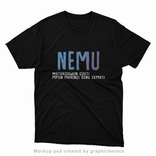 Nemu DANGDUT เสื้อยืด ขนาดใหญ่ JUMBO พร้อมส่ง