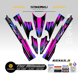 สติกเกอร์ F1ZR 2nd MOTIF STICKER FIZR Z SS TWO Y110 Ss110 สติกเกอร์ ติดตกแต่ง ลิสต์ เสา เสา เรียบง่าย เรียบง่าย ตัวแปร คริสตัล FIZR สติกเกอร์