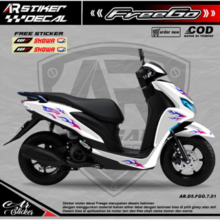 สติกเกอร์รูปลอก แบบเต็มตัว สําหรับรถจักรยานยนต์ Yamaha Freego Freego D5 07 Dekal