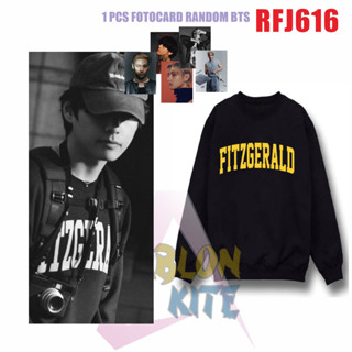 Rfj616 เสื้อกันหนาว ลาย Kpop Taehyung fITZ Love Me Again+Fotocard