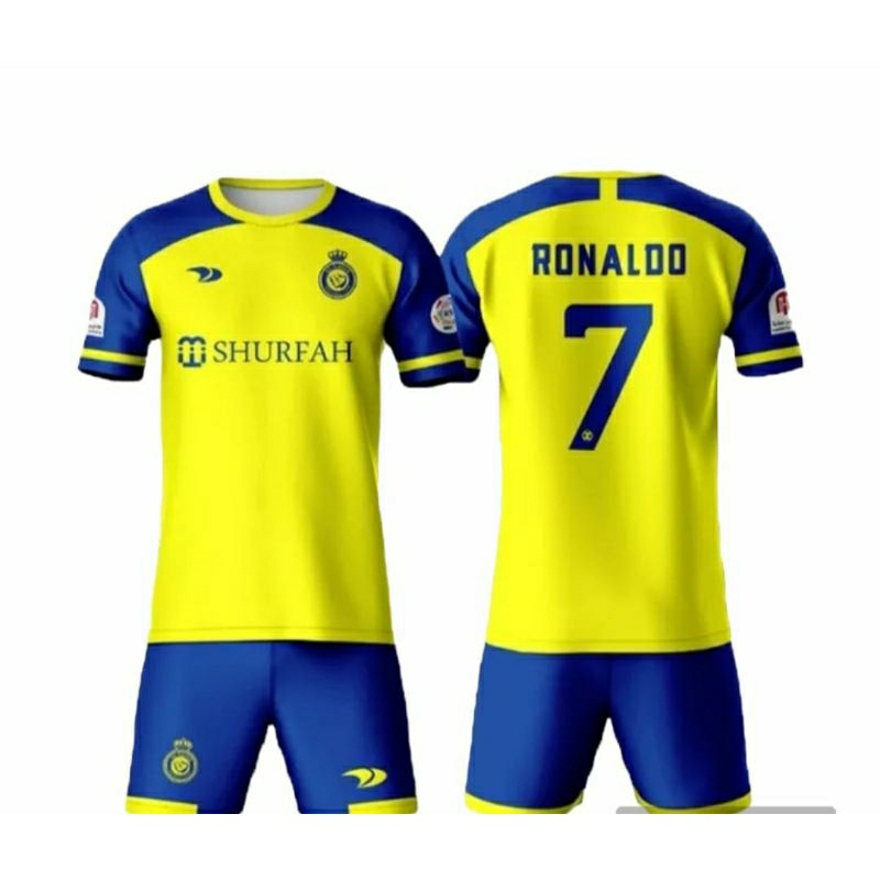 เสื้อฟุตบอลเด็ก Cristiano Ronaldo Al-Nassr Home 2023