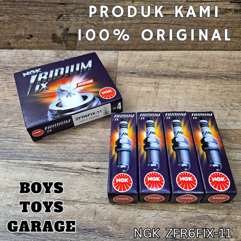 หัวเทียนสําหรับ Honda Jazz City Freed Mobilio BRV HRV Civic FD CRV NGK Iridium IX ZFR6FIX-11