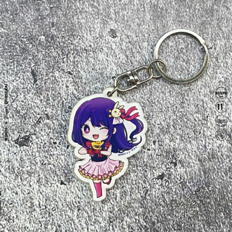 พวงกุญแจ GANTUNGAN / อะนิเมะ Ai Hoshino Oshi No Ko