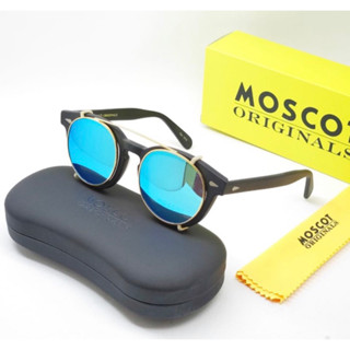 Moscot แว่นตากันแดด เลนส์โพลาไรซ์ ขนาดใหญ่