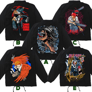 เสื้อแจ็กเก็ตโซ่ ลายอนิเมะ KAIDO ZORO SANJI LUFFY DENJI MAKIMA EREN SNK AOT