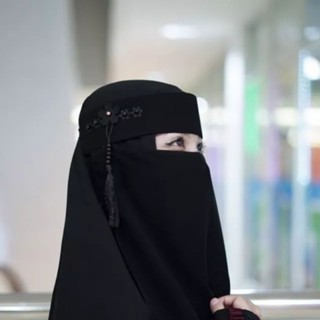 Niqab ผ้าไหม ผ้าชีฟอง