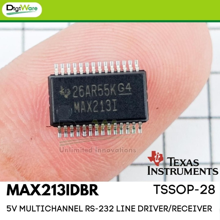 MAX213IDBR MAX213 5V Multichannel RS232 Driver SMD TSSOP 28 Pin