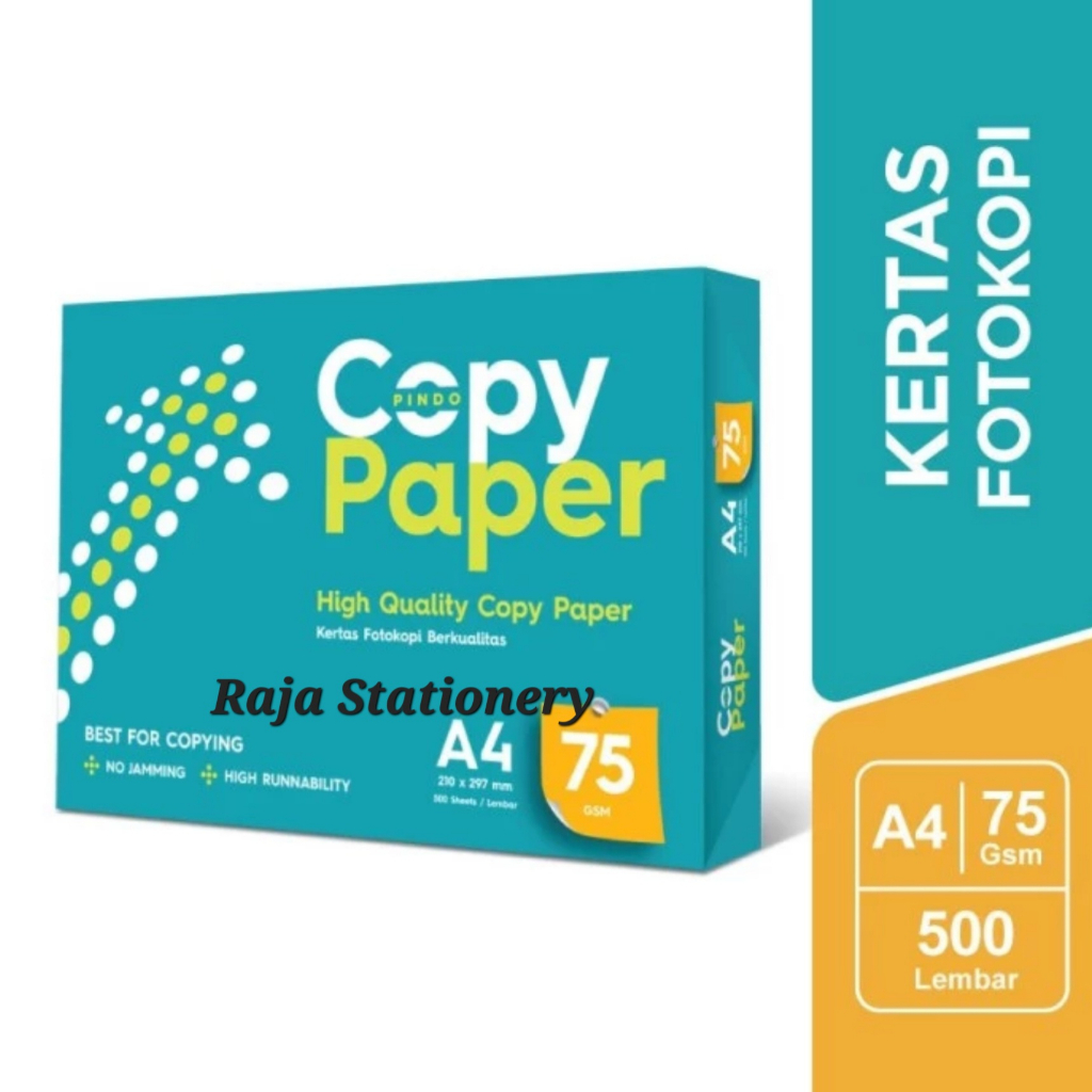 COPY PAPER A4 F4 75GR / A4 HVS PAPER F4 75GR QUALITY ANTI-STUCK