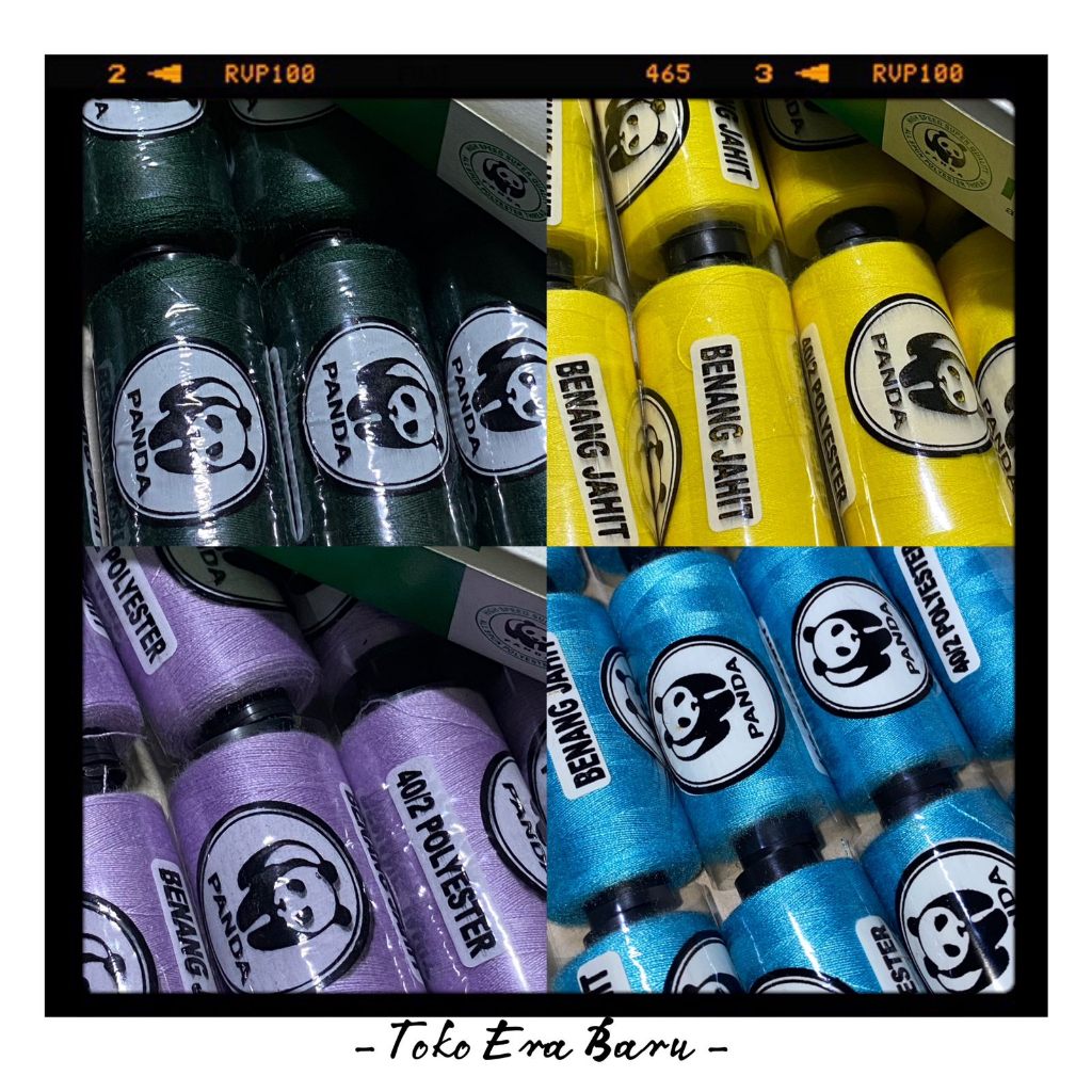 !! 500 YARDS SEWING THREAD PANDA BRAND PER DOZEN PART 2