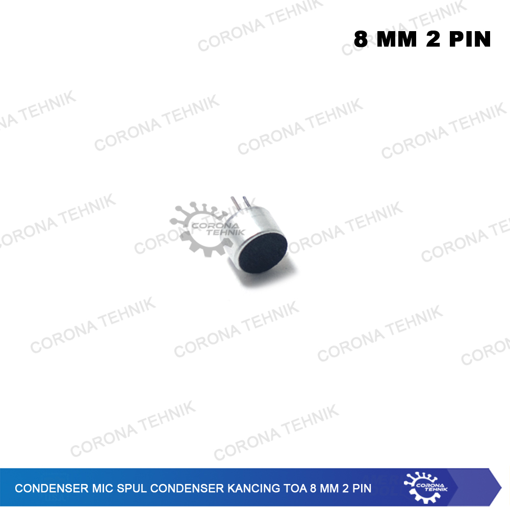 Toa 8 mm 2 Pin Condenser Mic