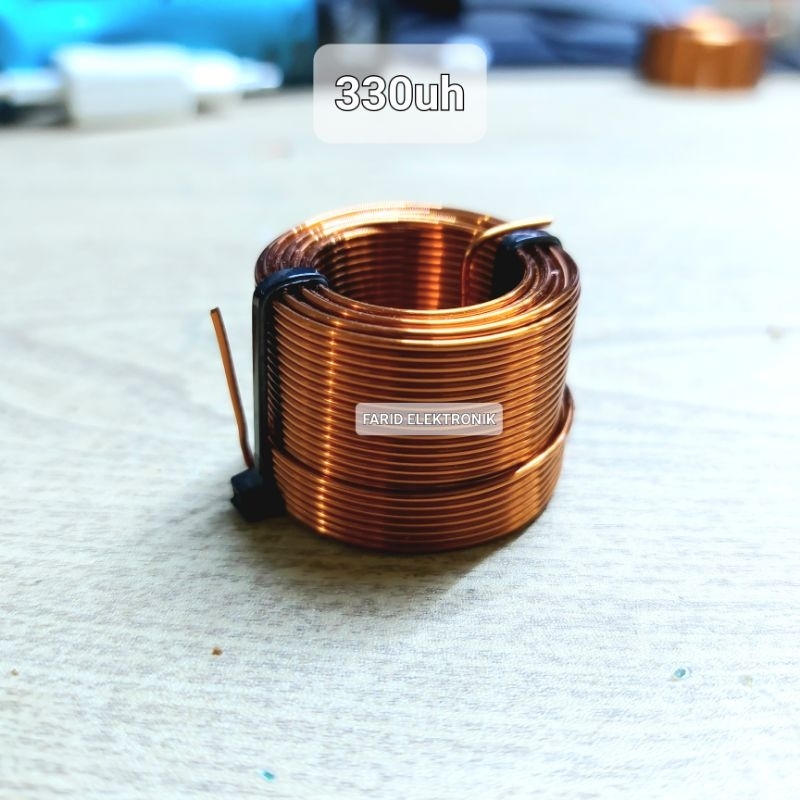 คอยล์เหนี่ยวนํา Coil crossover 330 uh ลวด 1mm