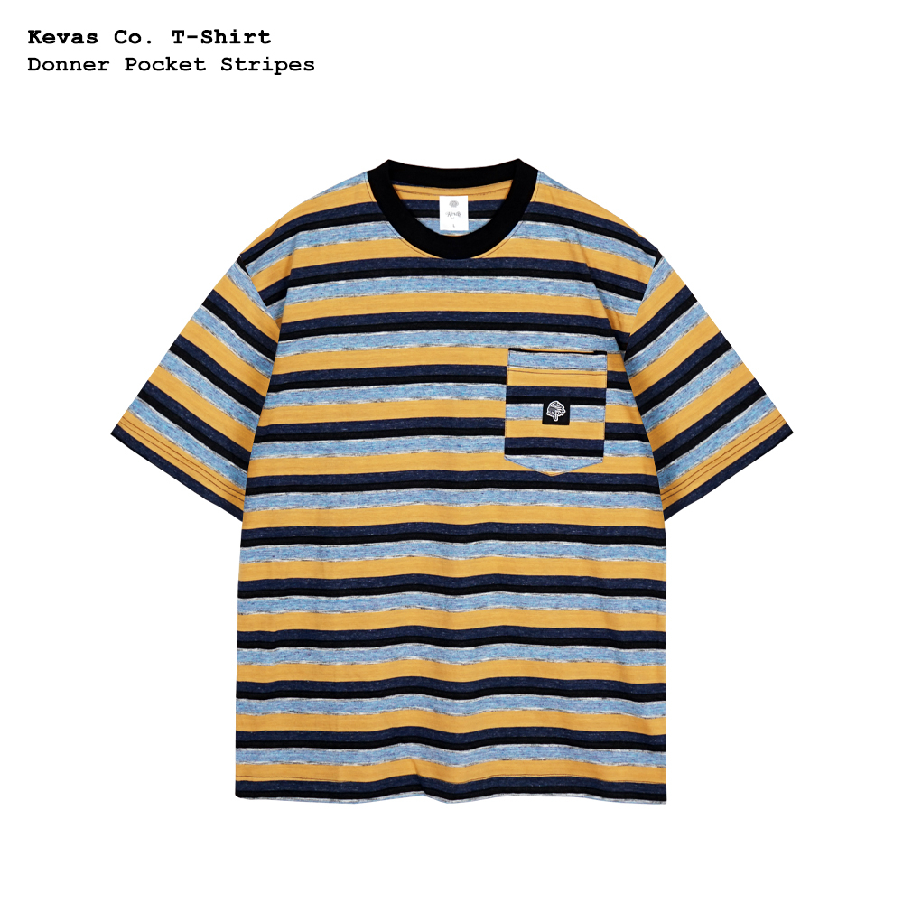 เสื้อยืด Kevas Donner Pocket Stripes