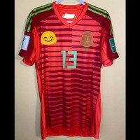 เสื้อกีฬาผู้รักษาประตู พิมพ์ลาย Mexico 2018