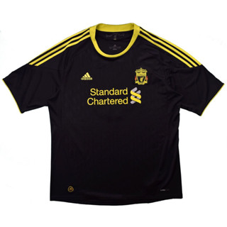 เสื้อกีฬาแขนสั้น ลายทีม Liverpool 2010 3rd