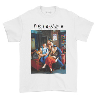 เสื้อยืดผ้าฝ้าย พิมพ์ลายภาพยนตร์ Friends 05 ยุค 20