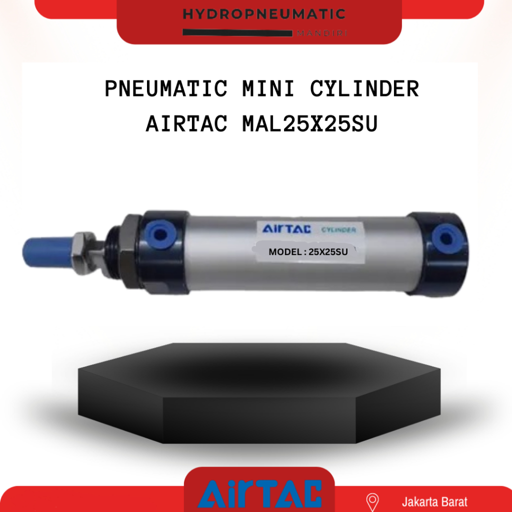 PNEUMATIC MINI CYLINDER AIRTAC MAL-25X25SU / MAL-25X25-U