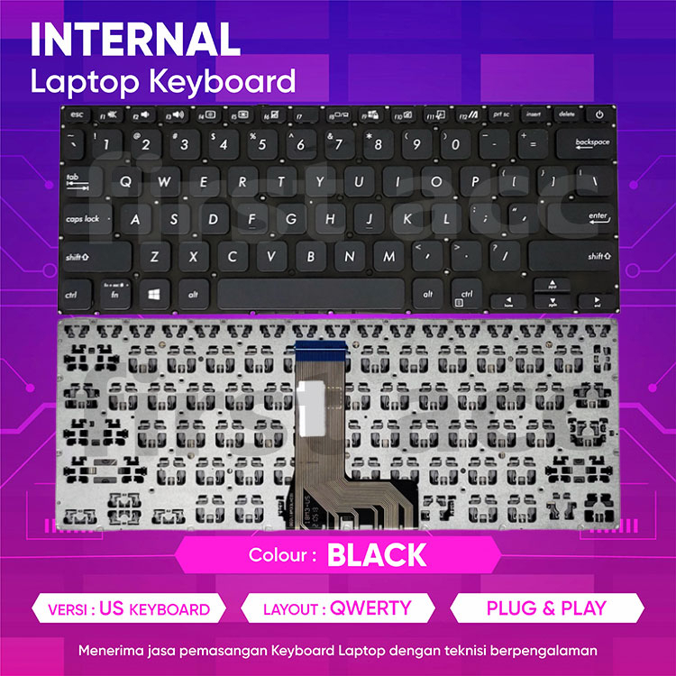 คีย์บอร์ด asus a416 a416j a416ja a416jp a416ma a416ep ใหม่