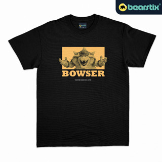 Bearstix เสื้อยืด พิมพ์ลายภาพยนตร์ Bowser Kaos Gamers Baju UT Uniqlo X The Super Mario Bros สําหรับผู้ชาย