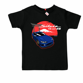 เสื้อยืด ลาย Sakazuki NISSAN SILVIA S15 JDM สําหรับเด็ก