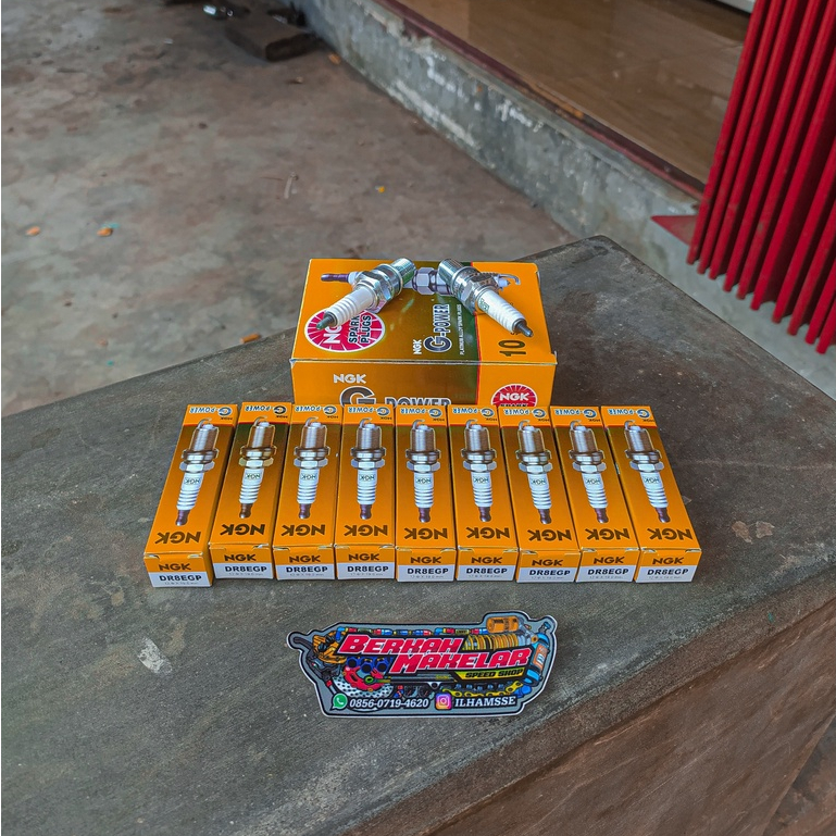 NGK G Power Platinum DR8EGP DPR8EGP ราศีพิจิก Tiger Mega Pro GL Max หัวเทียน Made in JAPAN