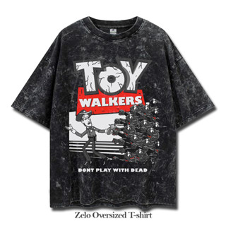 เสื้อยืด โอเวอร์ไซซ์ พิมพ์ลาย Toy Story Walkers