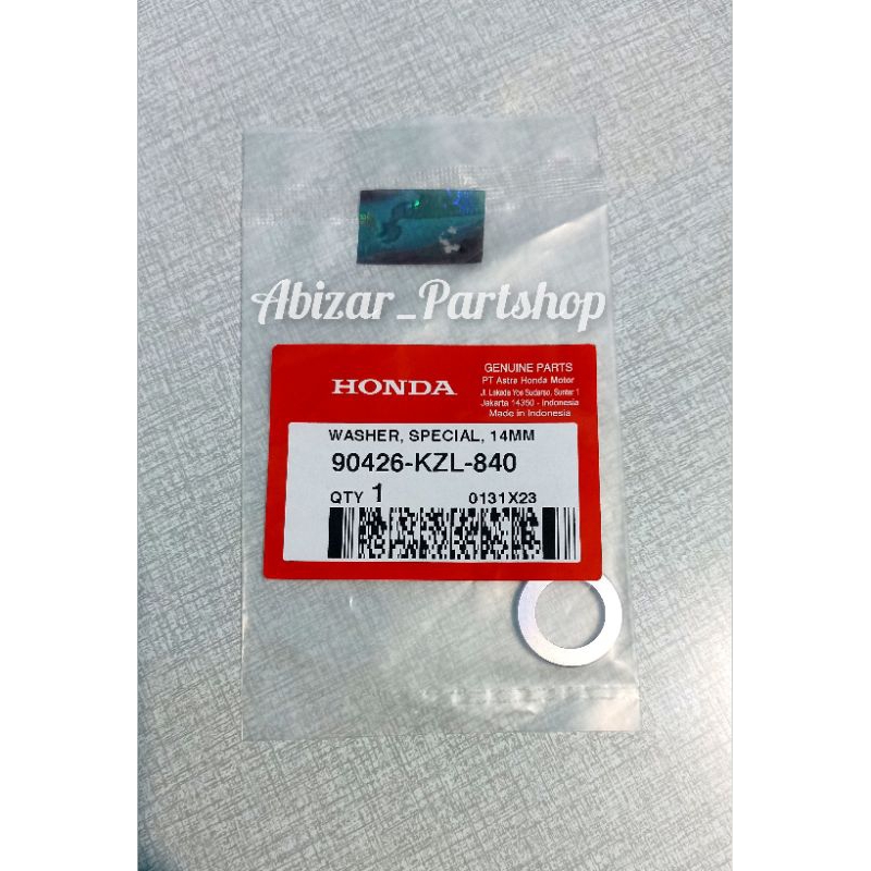 90426KZL840 แหวนรองแหวน 14 mm / แหวนรองพิเศษ 14 mm / 90426KZL840 / แหวนลูกรอกหน้า cvt / น็อตแหวน 22 