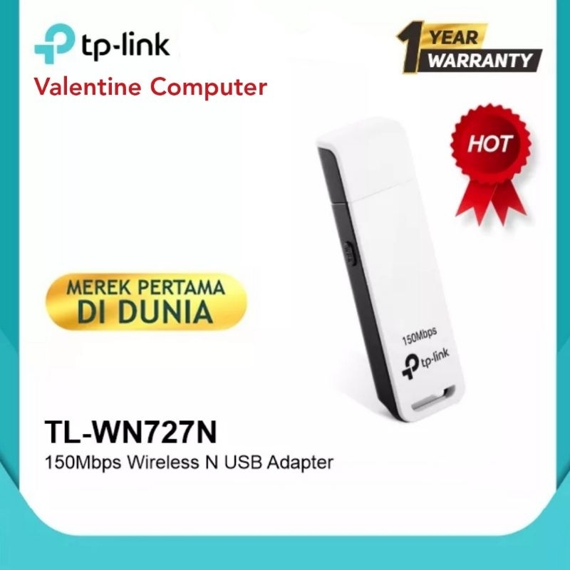 TP-LINK TL-WN727N 150Mbps Wireless N อะแดปเตอร์ USB