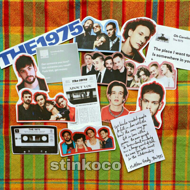 [15 ชิ้น] สติ๊กเกอร์ THE 1975 / MATTY HELAY 1975 สติ๊กเกอร์
