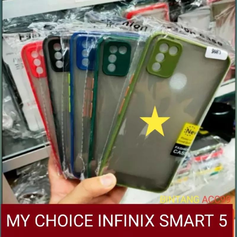 เคส Infinix Smart 5 Softcase My Choice Original +Camera Protector