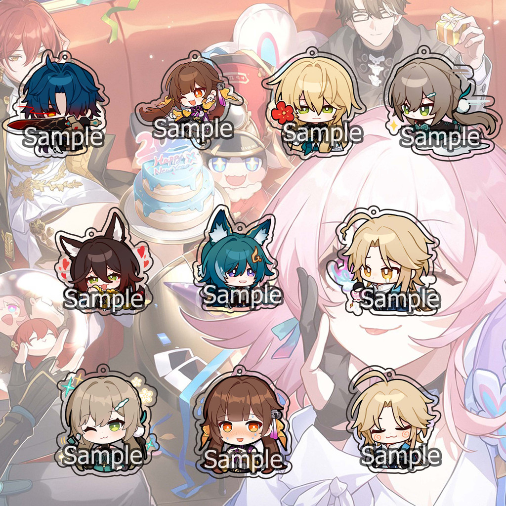 GANTUNGAN Honkai Star Rail Series 04 พวงกุญแจ - พวงกุญแจ - พวงกุญแจ - อะนิเมะ - เกม